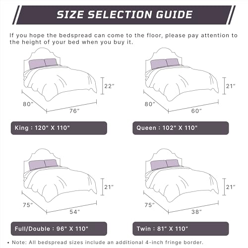 Better Trends Navy King Bedspread, 100% Cotton Tufted - Classic Stripe Coverlet, Soft & Cozy Bedding for All Seasons, Machine Washable - Jullian Collection