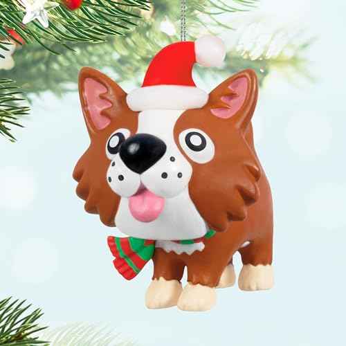 Hallmark Keepsake 1.09" Mini Christmas Ornament 2024, Howliday Helpers, Gifts for Animal Lovers