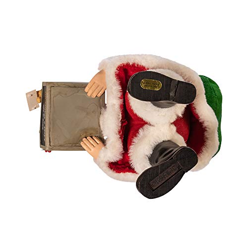 Fabriché Adopt-a-Pet Santa with Dog Christmas Decor Set - 10.5-Inch