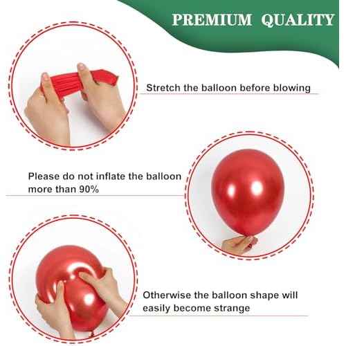 60pcs Christmas Balloons Red Green White Balloons Red Green Confetti Balloons for Christmas Birthday Baby Shower Party Decorations