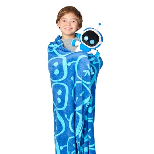 PlayStation Astro Bot Hugger Pillow & Silk Touch Throw Blanket Set — Variation of Astro