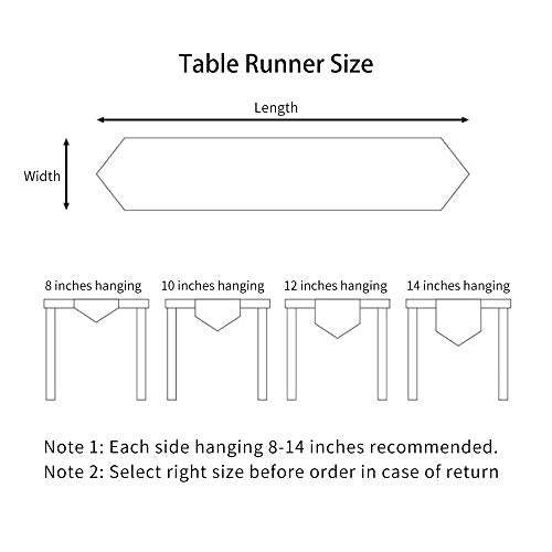 ARTABLE Light Brown Lace Table Runner 16x60 Inch Macrame Dresser Scarf