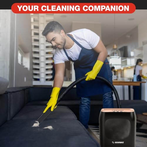 Gearwiz Touchless Electric Vacuum Dustpan with Nozzle – Hands-Free Floor Cleaner