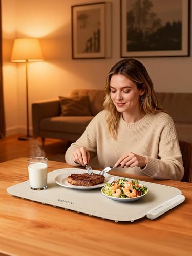 Food Warming Mat, Electric Tray for Parties Buffet