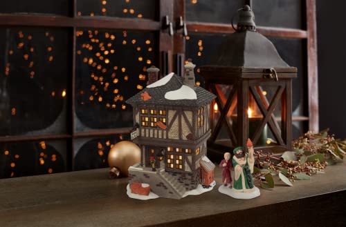 Department 56 Dickens Village Miner's Home & Ghost of Christmas Figurine Set