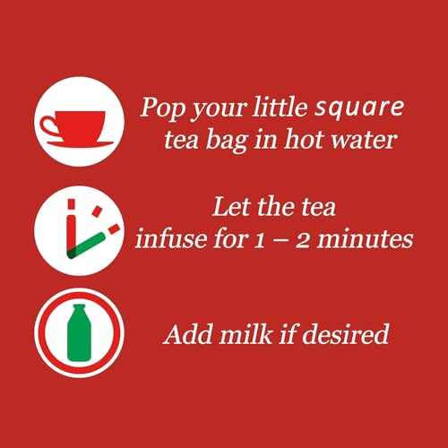 Black Tea Bags - PG Tips Original Non-Pyramid, 240 Count Pack of 4
