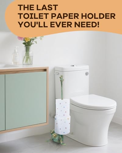 Golden Green Frog Paper Towel Holder - Whimsical Cast Iron Stand for Kitchen & Bathroom