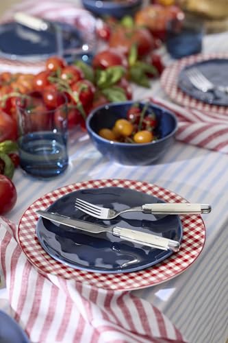 Cambridge Jubilee White Flatware Set for 4 - 16-Piece Stainless Steel Dinnerware