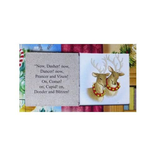 Vermont Christmas Company Holiday Home Free Standing Advent Calendar