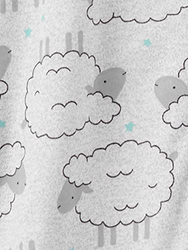 Simple Joys by Carter's Baby 3-Pack Cotton Wearable Blankets, Sheep/Clouds, Small