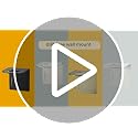 MaisoNovo Refillable Shampoo & Conditioner Dispenser Set - Wall Mount Amber Bamboo