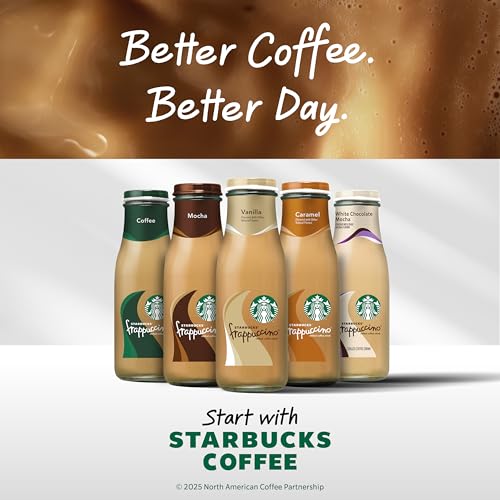 Starbucks Frappuccino Lite Creamy Vanilla Gelato Bottles - 9.5oz Pack of 12