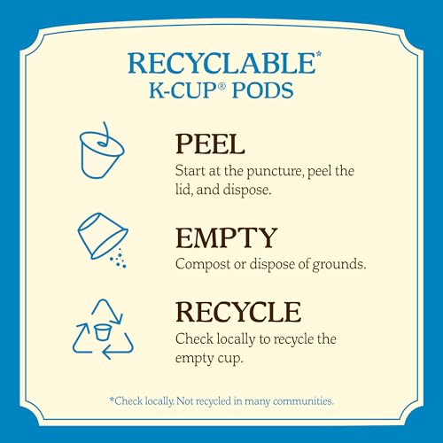 Kauai Coffee Vanilla Macadamia Nut K-Cup Pods - 6-Pack of 10, Medium Roast, Recyclable, Hawaiian Flavor