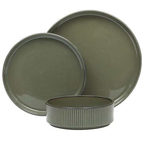 Gibson Elite 12 Piece (Service for 4) Townscape Plates and Bowls