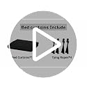 King Black Canopy Bed Curtain 4 Corner Post Bed Drapes - Lightproof & Breathable