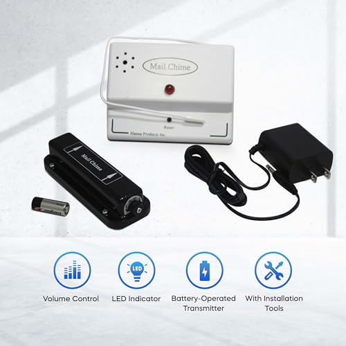 Wireless Mailbox Alert System with Signal Transmitter & Receiver
