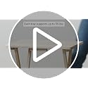 Espresso 4-Pack Foldable TV Tray Tables with Storage Rack - Space-Saving Wood Serving Trays