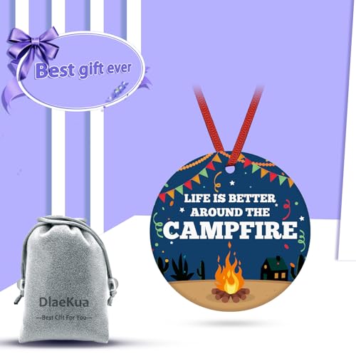 Camping Christmas Ornaments for Men Women Camper Holiday Decor Gift
