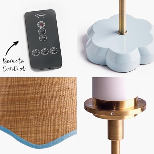 Pooky Primrose BlueSky Rechargeable Cordless Table Lamp - 17H, Modern Design