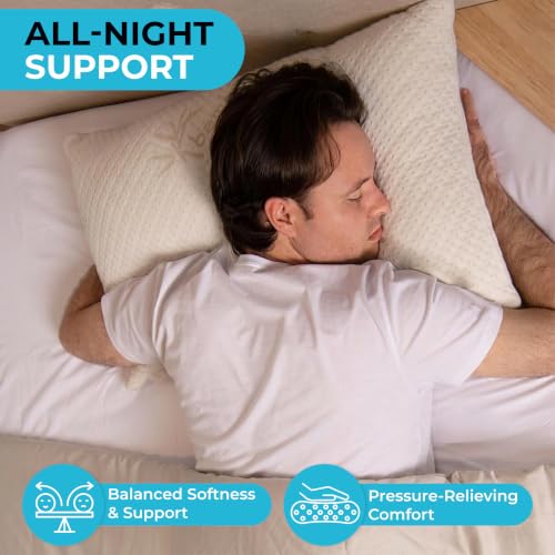 Xtreme Comforts Memory Foam Pillows | GREENGUARD Certified Shredded
