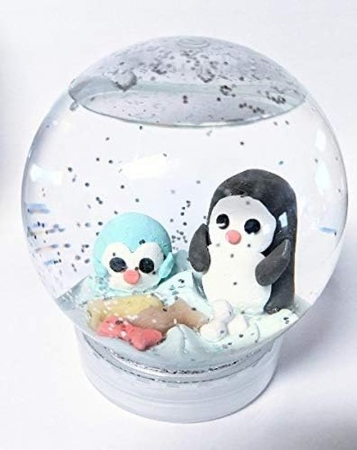 Creative Hobbies 4 Inch DIY Snow Globe - Clear Plastic Water Globe with Screw Off Cap | Ideal for Custom Crafts
