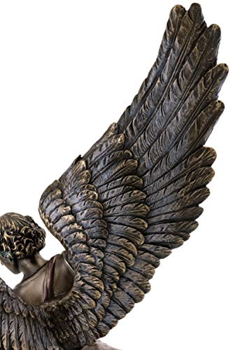 Archangel St. Michael Statue - 14.5-Inch Cold Cast Bronze Religious Figurine