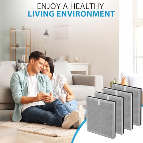 HEPA Air Filter Replacement for Pure Enrichment 3-in-1 Air Purifier PEAIRFIL 4-Pack
