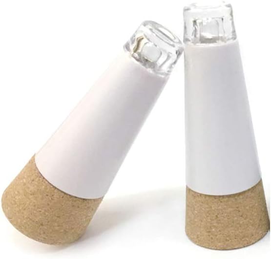 USB Rechargeable Bottle Cork Lights - Pack of 2 for Romantic Dinner & Party Decor