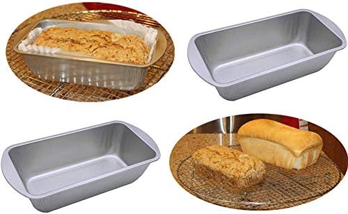 Skiennix Bread Baking Pan Set - Durable Loaf Pans for Perfectly Baked Bread | Set of 3