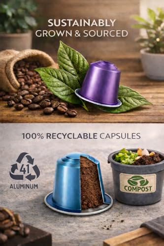 Rosso Caffè Intense Pack Espresso Pods for Nespresso Original Machines 120 Count
