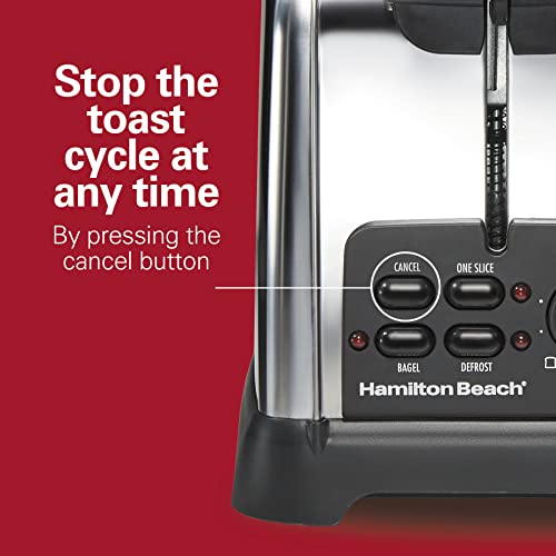 Hamilton Beach Retro 2 Slice Toaster With Sure-Toast Technology, Wide