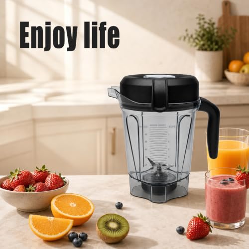 64oz Blender Pitcher with Nylon Base Compatible with Vitamix Classic & Explorian