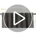 NICETOWN Biscotti Beige Blackout Curtains 52x84 Inch, 2 Pieces - Light Blocking & Insulated