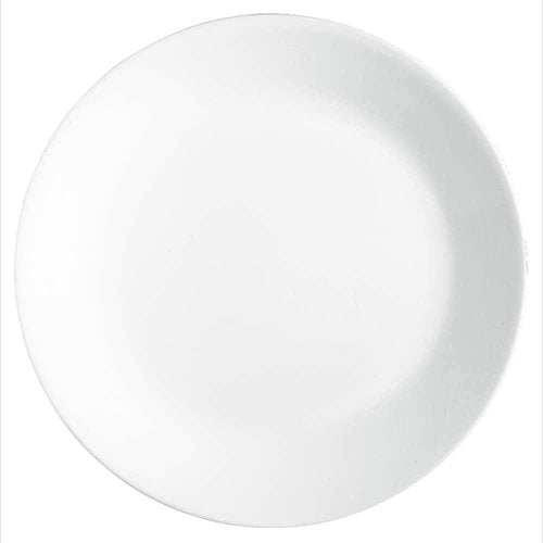 Corelle Vitrelle 38-Piece Dinnerware Set - Lightweight, Chip Resistant Plates & Bowls | Winter Frost White