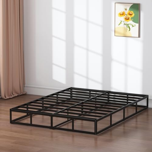 SHLAND Full Size Box Spring 9 Inch Metal Mattress Foundation Bed Base