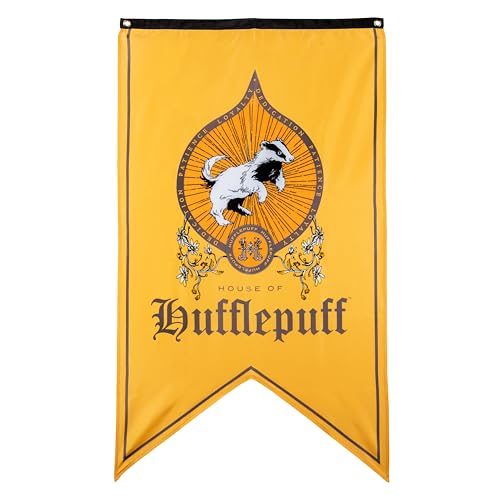 Harry Potter Hogwarts House Flags Set - 30 x 50 Inch Wizarding Banners