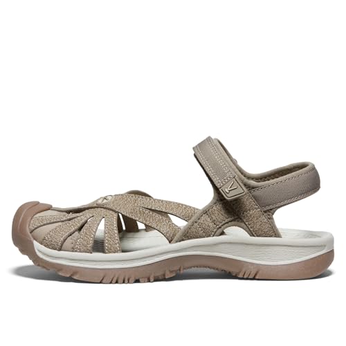 Women's Rose Casual Closed Toe Sandals - 8.5 Brindle Shitake Variation