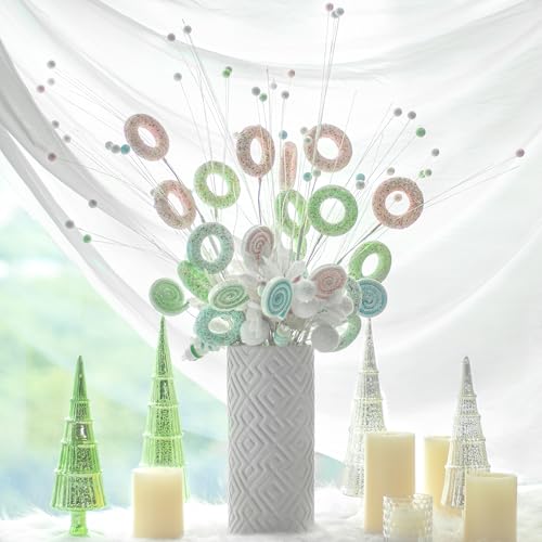 KI Store Candyland Christmas Tree Spray Set of 18 Candy Lollipop