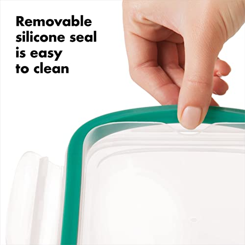 Teal 16-Piece Glass Food Storage Container Set with Airtight Lids - BPA-Free