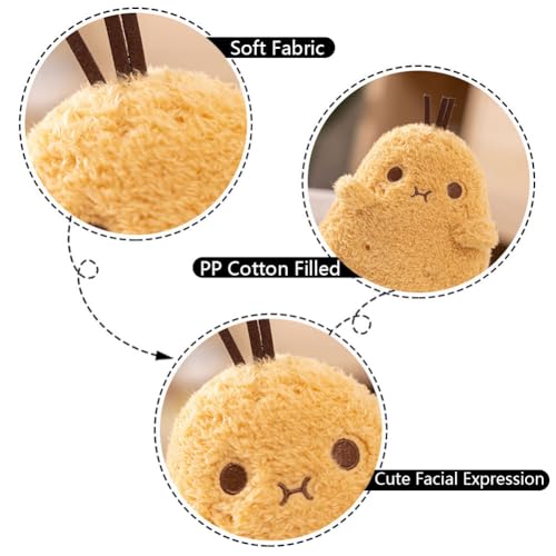 Potato Plush, 13.7inch Kawaii Stuffed Potato Pillow Soft Cute Potato Plushie Pillow,Funny Food Plush Pillows Doll for Kids Gifts Home Decor Party