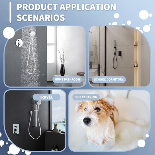 BLOTMS Replacement Shower Filter Set 4Blue+4Red - Removes Chlorine & Contaminants