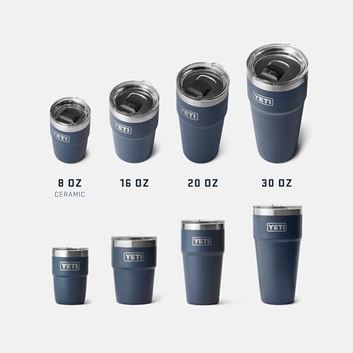 YETI Rambler 8 oz Insulated Coffee Mug with Lid - DuraSip Ceramic - Cape Taupe