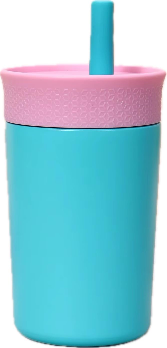 Stainless Steel 12oz Kids Cup (Blue-Pink)