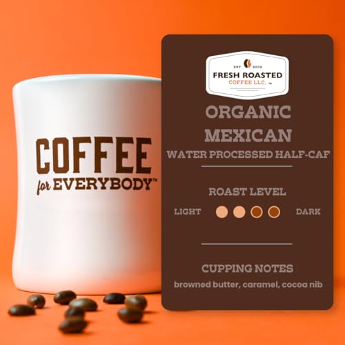 Half-Caf Organic Mexican Water-Processed Whole Bean Coffee 5 lb - Variation of THIS listing