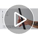 DAOYA Bronze Corner Shower Caddy Tension Pole Organizer - Rustproof Bathroom Storage