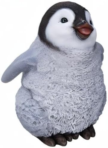Adorable Laughing Baby Penguin Statue – Perfect Gift for Animal Lovers