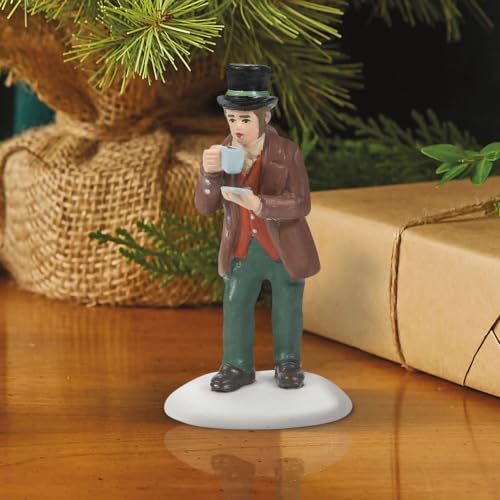 Department 56 Dickens Village Coffee Figurine, Garraway's Coffee House Accessory