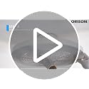 Orison 19.7-inch White Low Profile Ceiling Fan with Lights & Remote - Smart Flush Mount