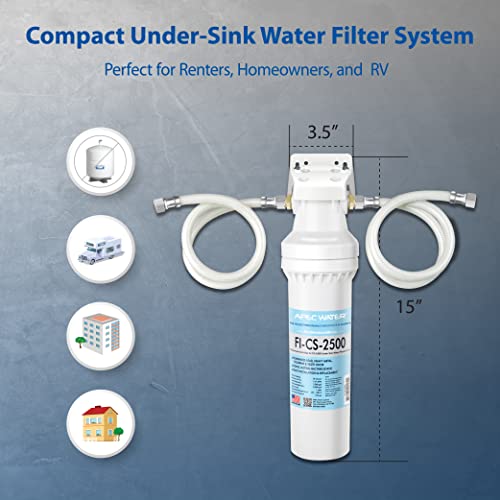 Under Sink Water Filtration System CS-2500 15x3.5 Inches Pack of 1