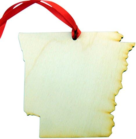 Handmade Wooden Christmas Ornament - State of Georgia - Westman Works USA